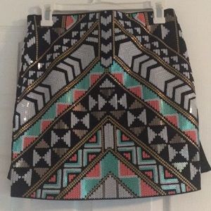 Sequin Mini Skirt
